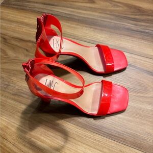 INC International Concepts Women's Bold Red Heels